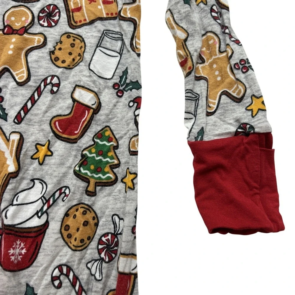 Little Sleepies Baby Toddler 12-18M Christmas Gingerbread Footie Pajamas Bamboo